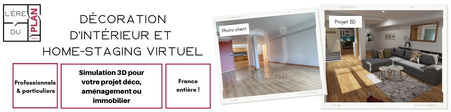 agencement virtuel immobilier